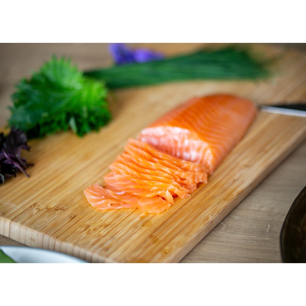 Coeur de Saumon d'Ecosse 200g façon sashimi livraison 48h Chronofresh ...